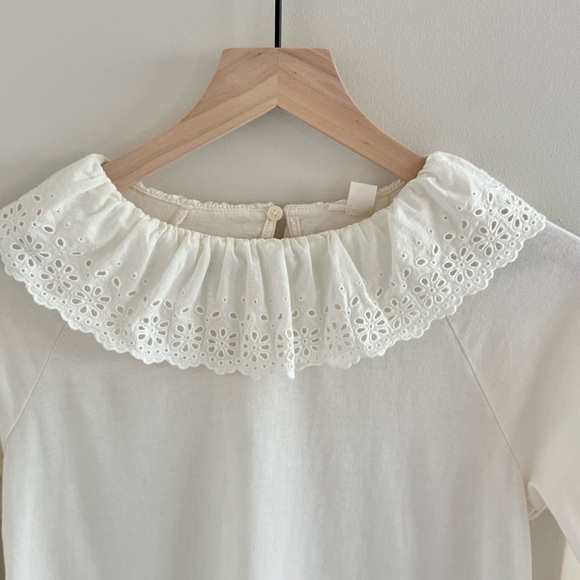 Crewcuts White Ruffled Top - Picture 3 of 8